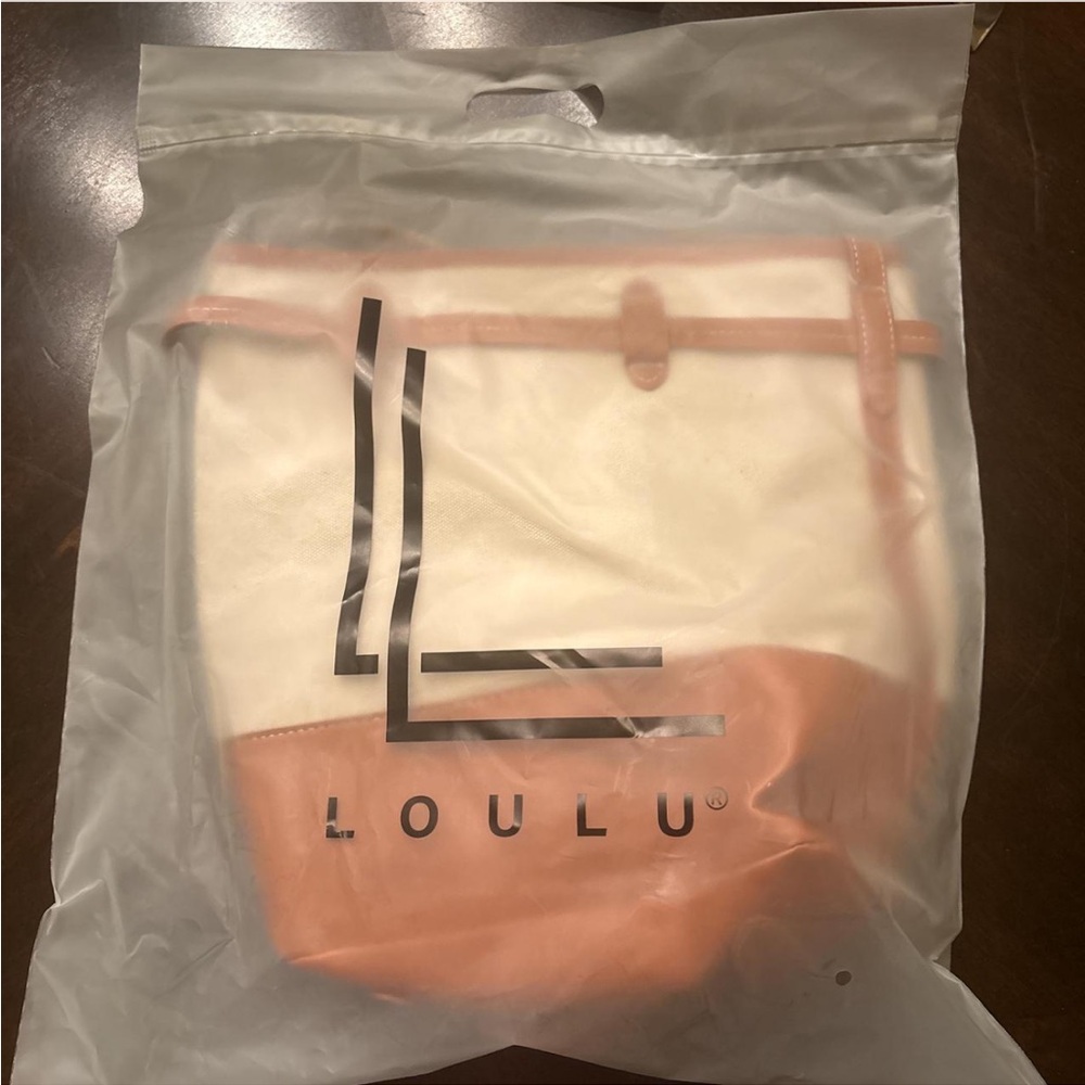 Loulu Cream and Tan Tote Bag